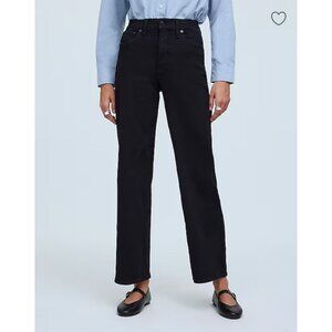 Madewell The Tall Perfect Vintage Wide-Leg Jeans Black Size 29 Tall NWT!